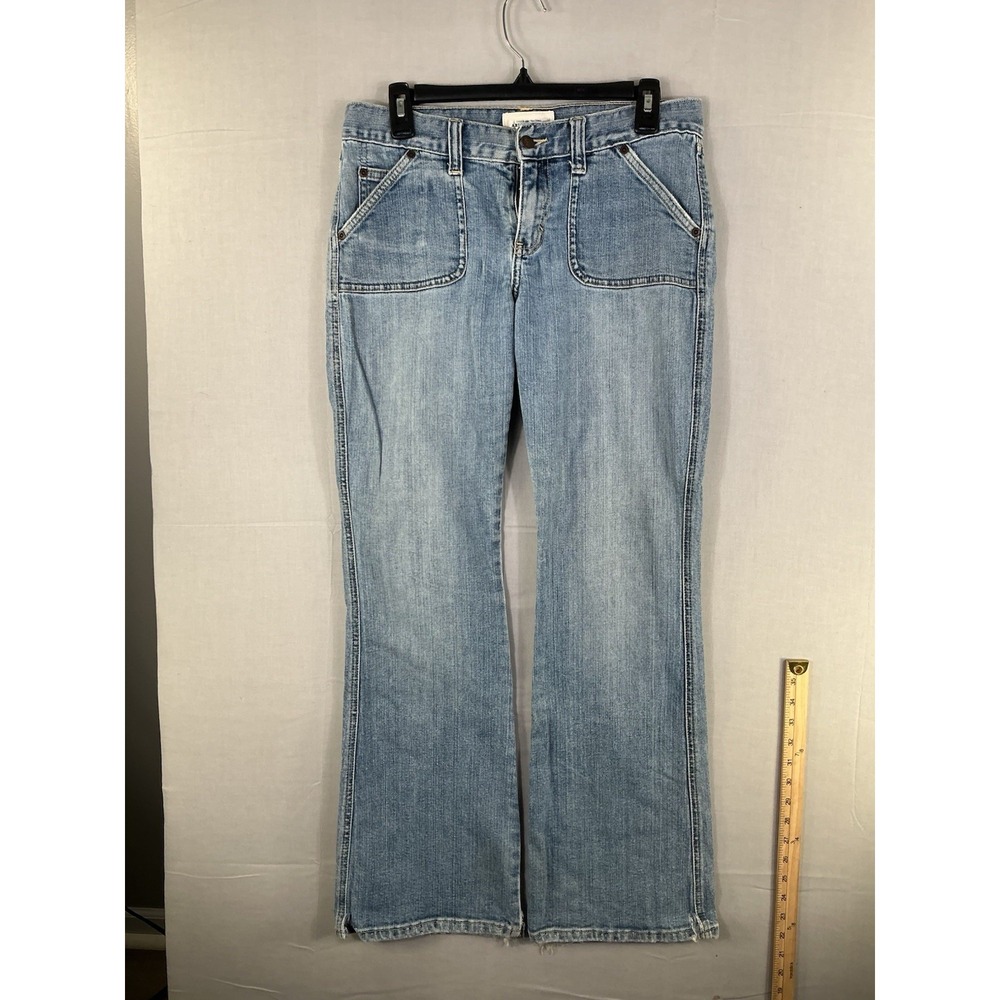 Abercrombie & Fitch Bootcut Jeans Womens 6R Light Wash Denim Casual Y2K